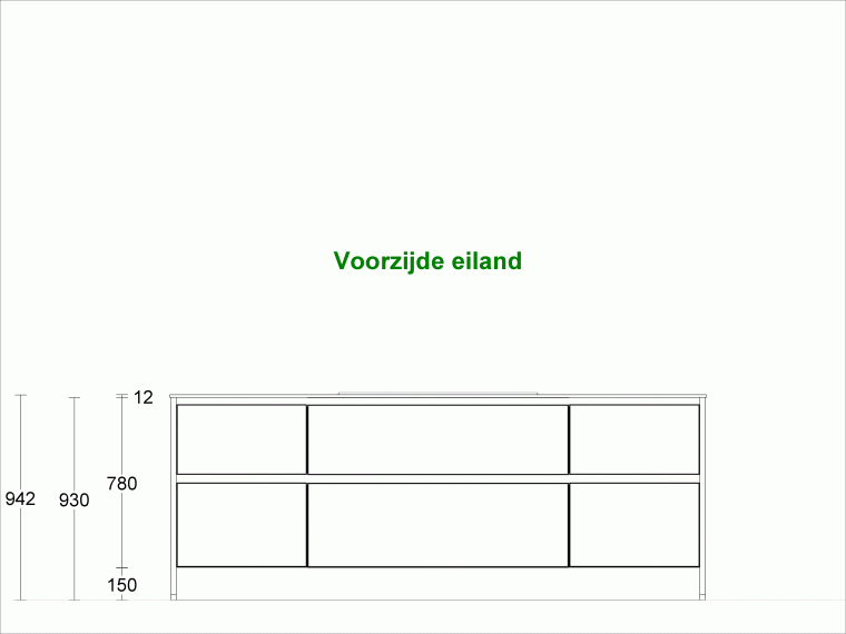 Greeploze keuken met kookeiland, bar en apparatuurwand
