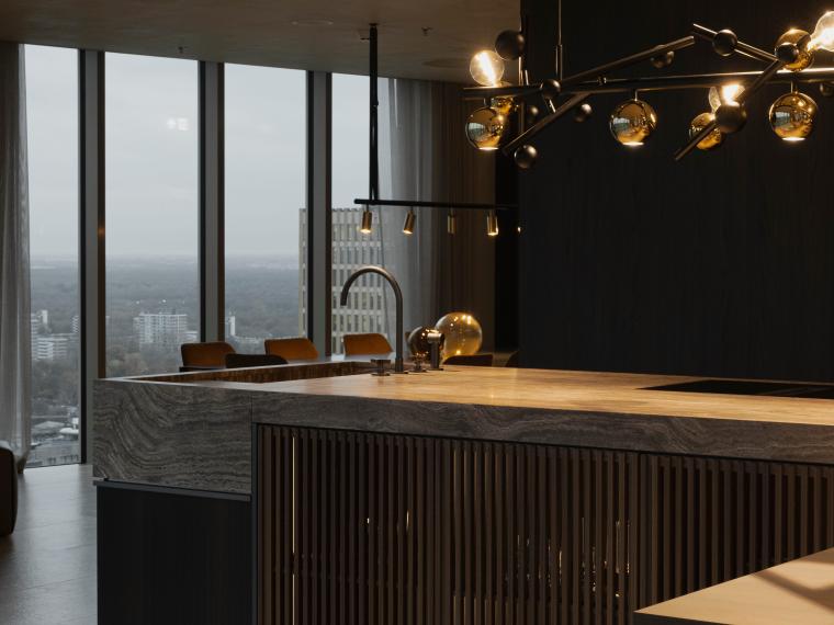 Exclusieve showroomkeuken (eiland) – Molteni & Dada