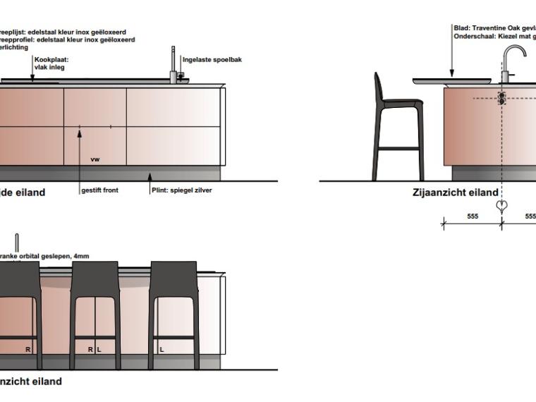 SieMatic Pure SLX - Kiezelgrijs met Roségoud