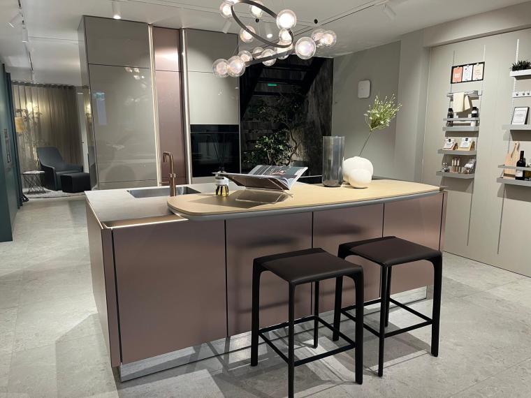 SieMatic Pure SLX - Kiezelgrijs met Roségoud