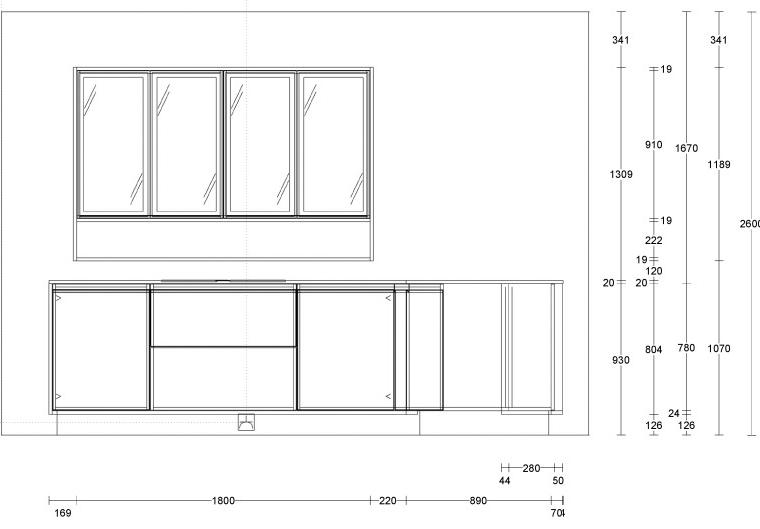 SieMatic SLC Schiereiland - Sterlinggrijs