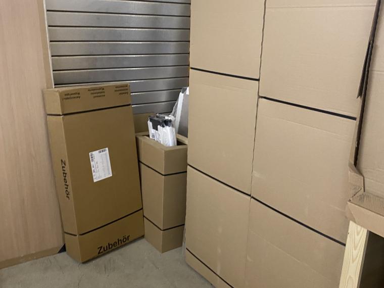 Inselküche Küche Häcker Zement Neu verpackt
