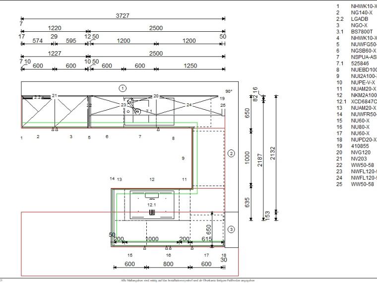 Nobilia - Structura Eiche Como Nachbildung Moderne Designküche mit hochwertigen Fronten Holzdekor