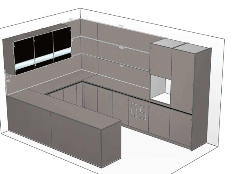Greeploze keuken met matte fronten