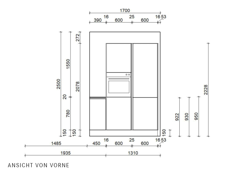 Häcker Einbauküche L-Form mit Natursteinarbeitsplatte & Elektrogeräten - M5