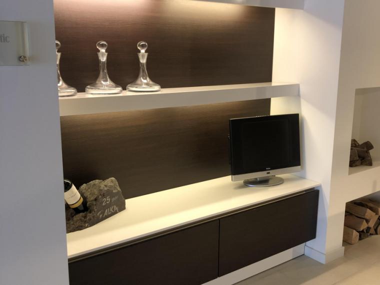 Moderne greeploze SieMatic keuken, hoogglans gelakt!