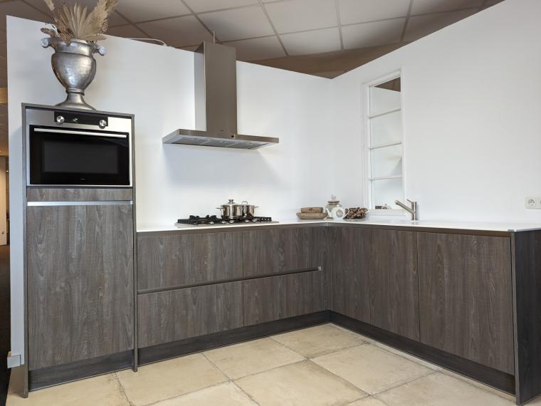 Moderne hoekkeuken Tristar, blad Corian