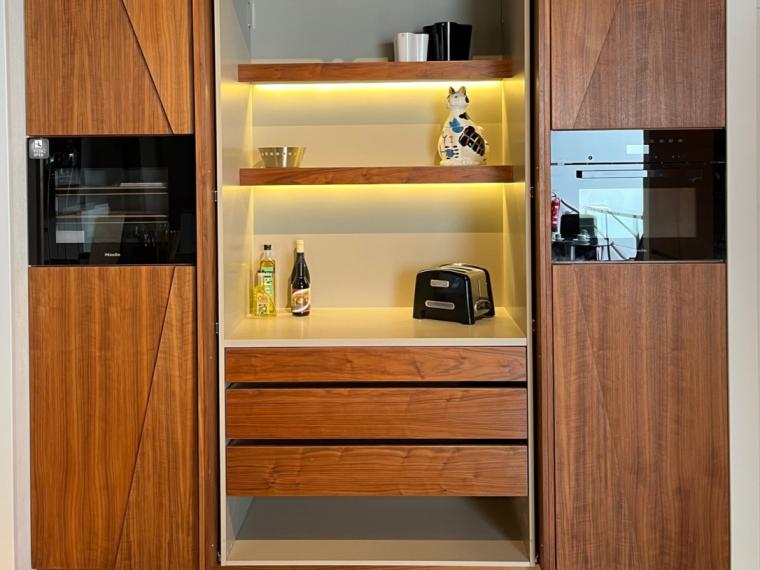 Maatwerk Notenhouten keuken
