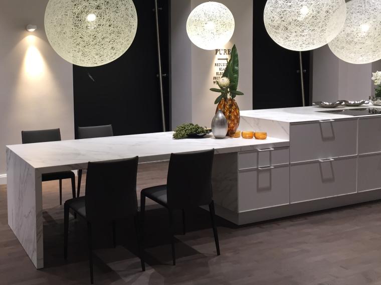 SieMatic Küche Pure in lotusweiß matt