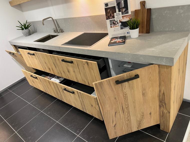 Exclusieve Beda balken-fineer keuken
