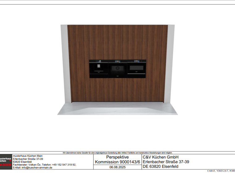 Kücheninsel mit Dekton Arbeitsplatte und Hochschrankreihe für ein unschlagbaren Preis!!!