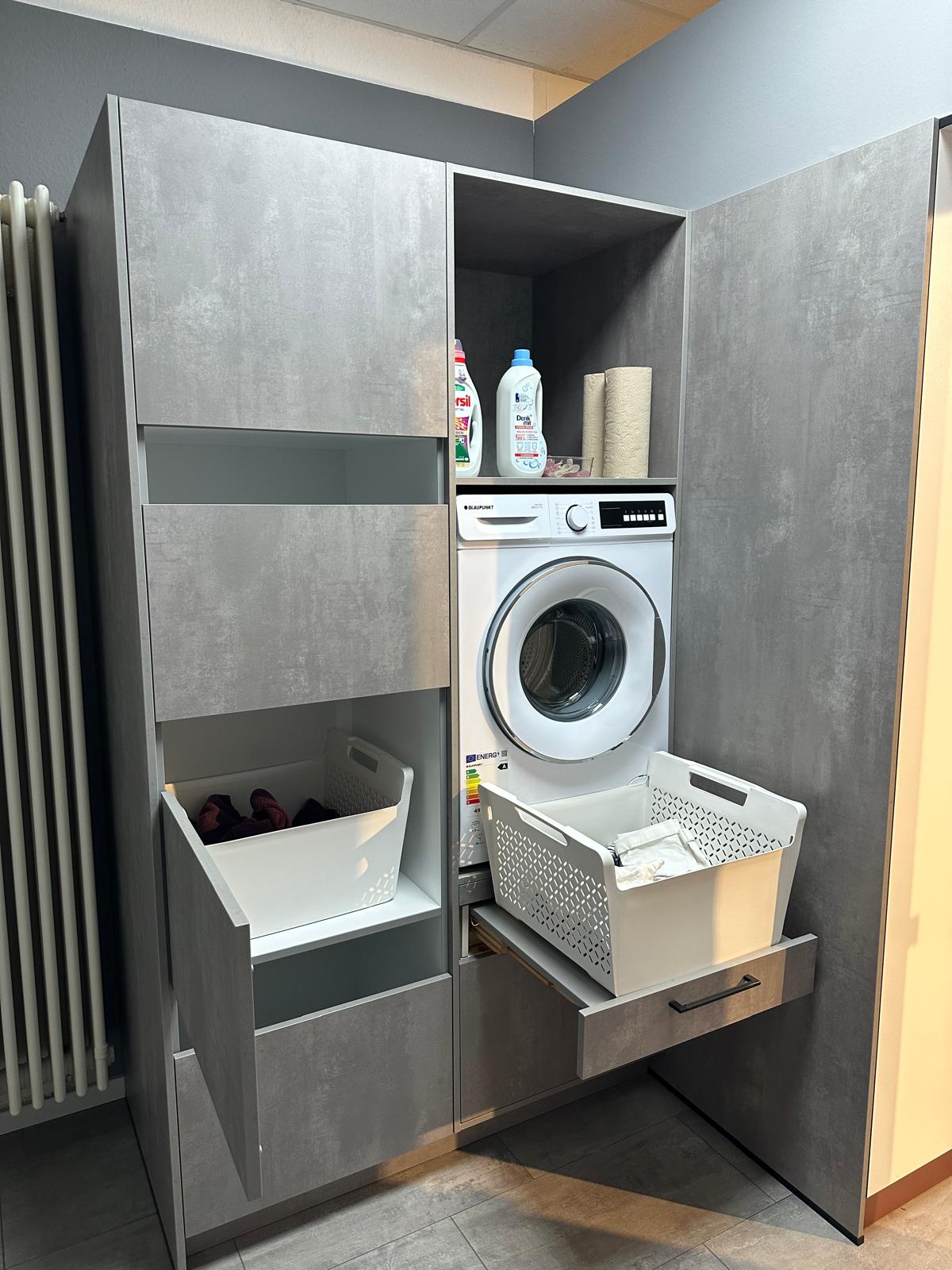 Ausstellungsküche Häcker Smart steinbeige
