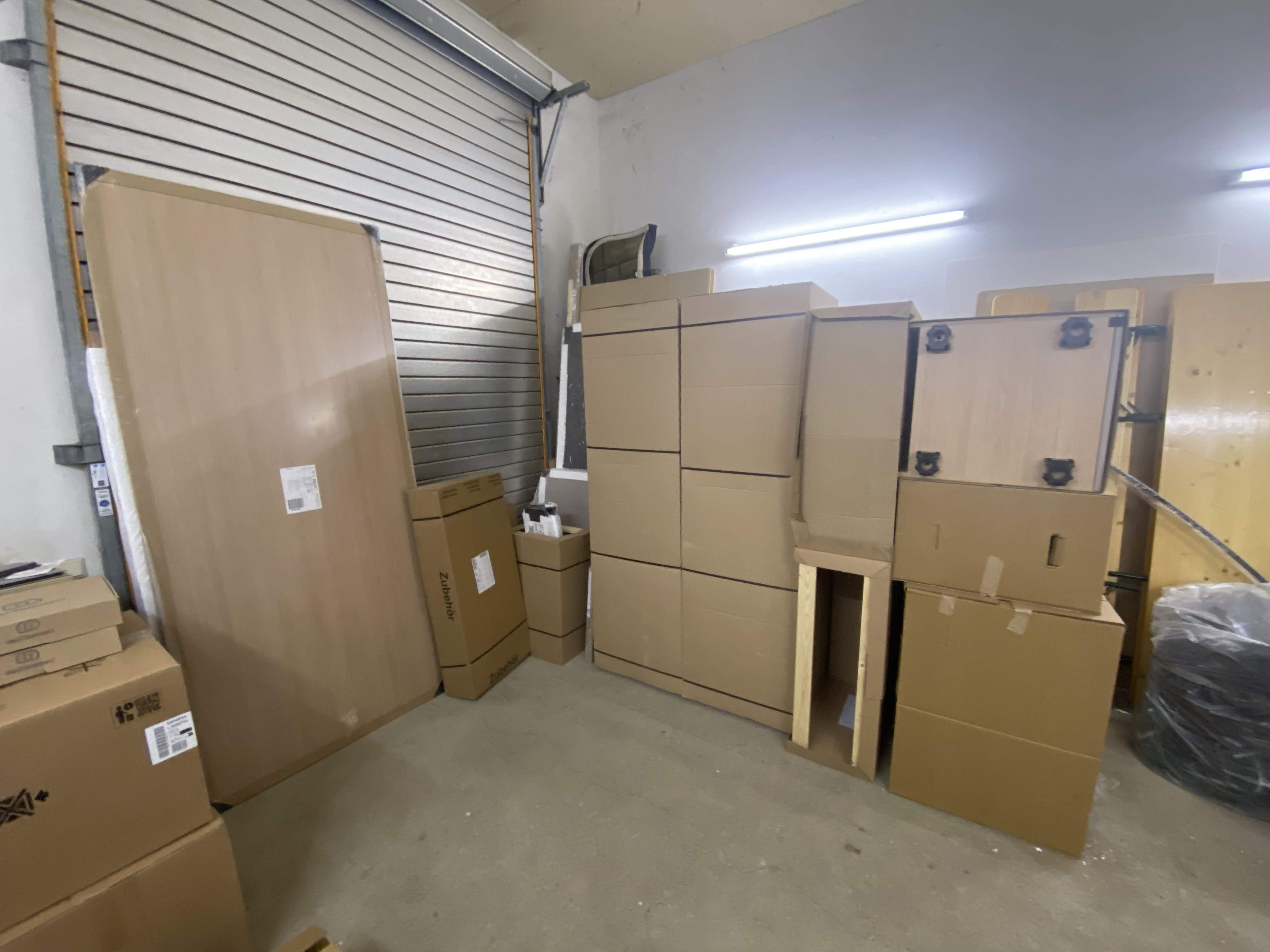 Inselküche Küche Häcker Zement Neu verpackt