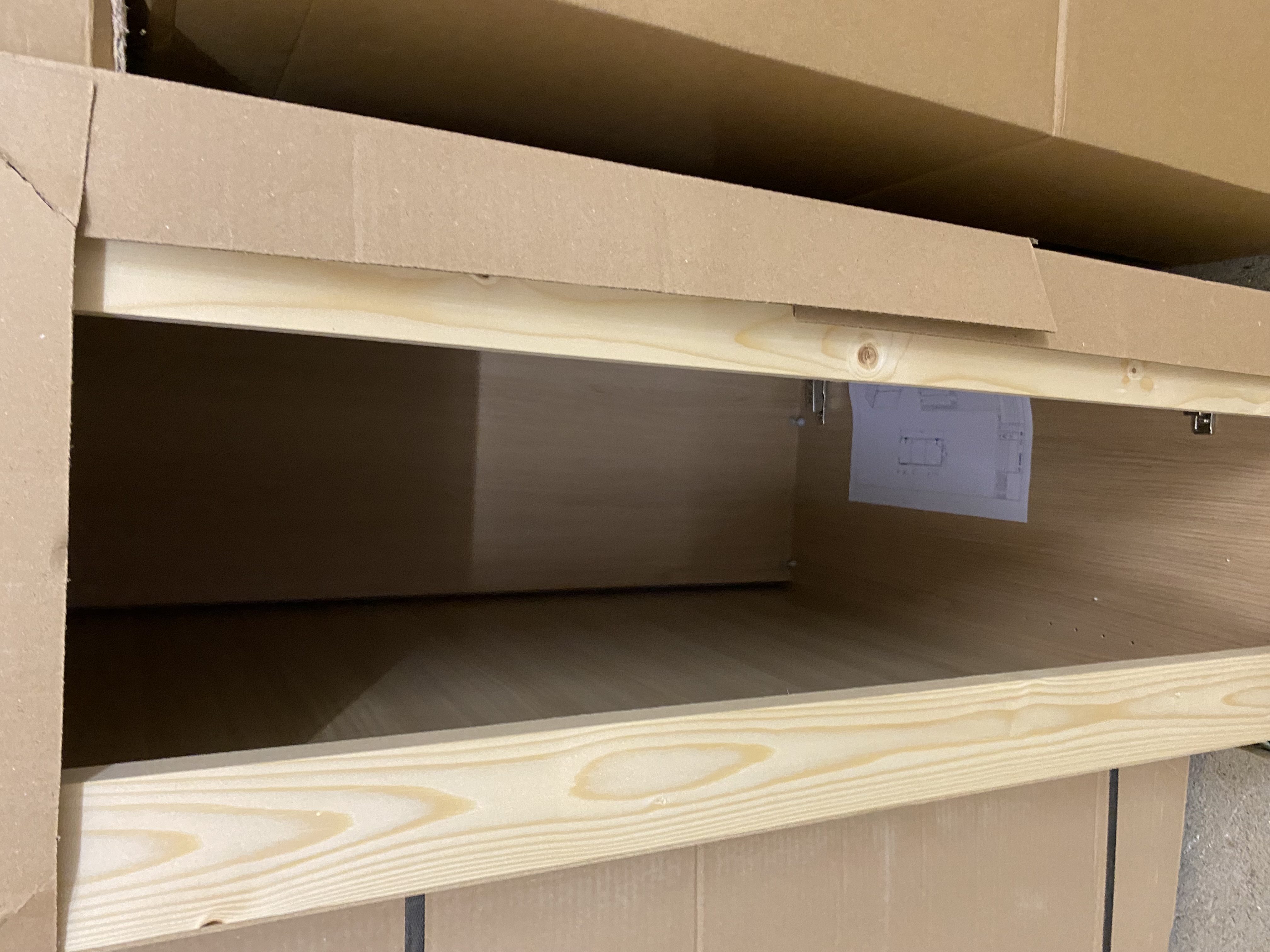 Inselküche Küche Häcker Zement Neu verpackt