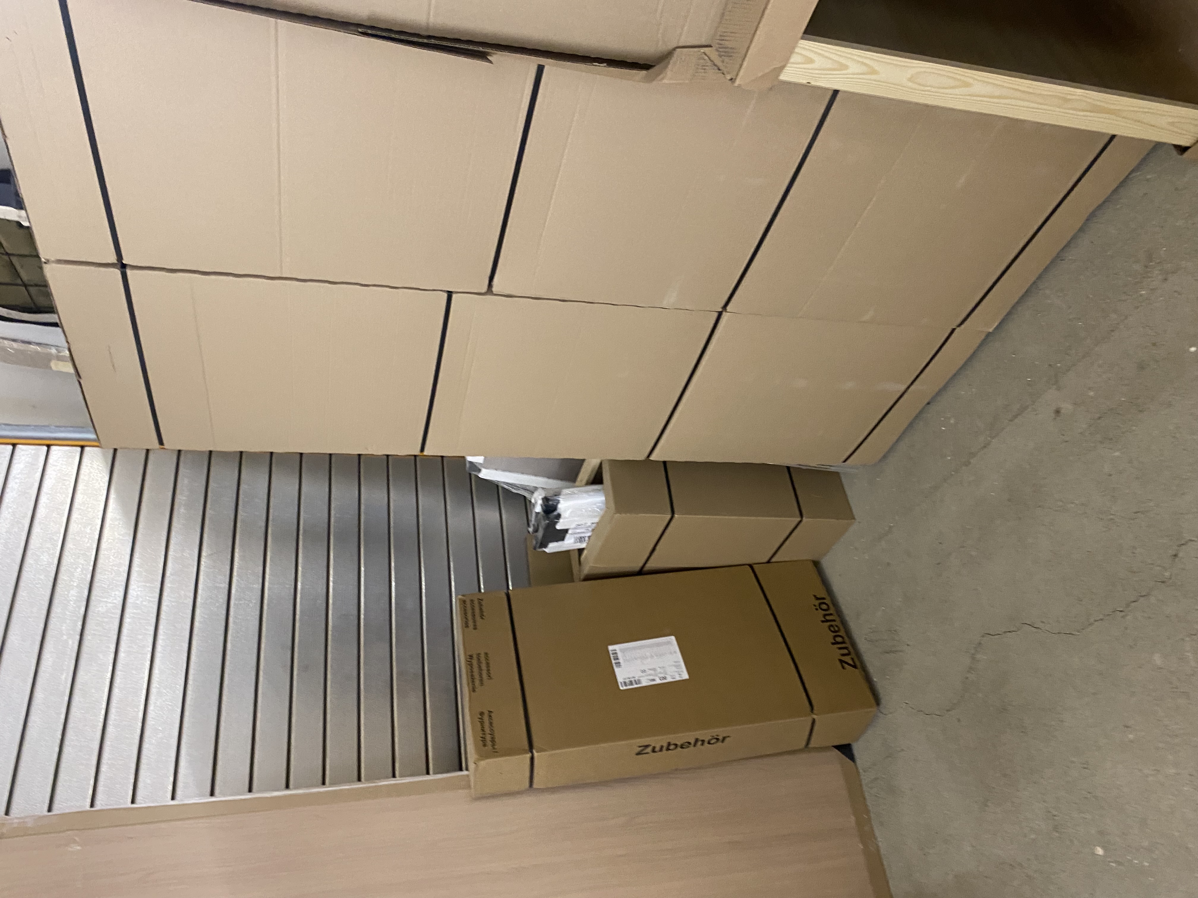 Inselküche Küche Häcker Zement Neu verpackt