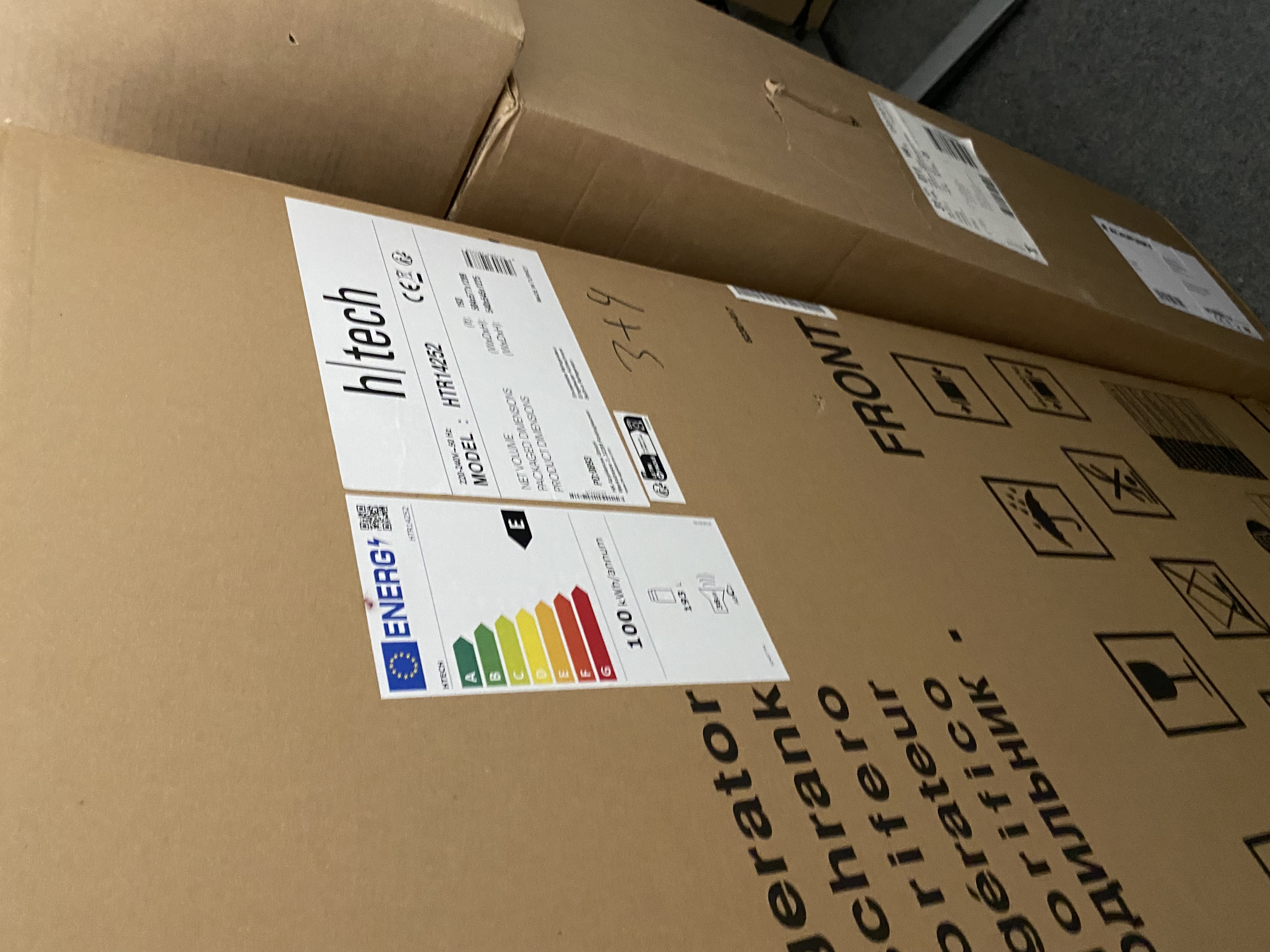 Inselküche Küche Häcker Zement Neu verpackt