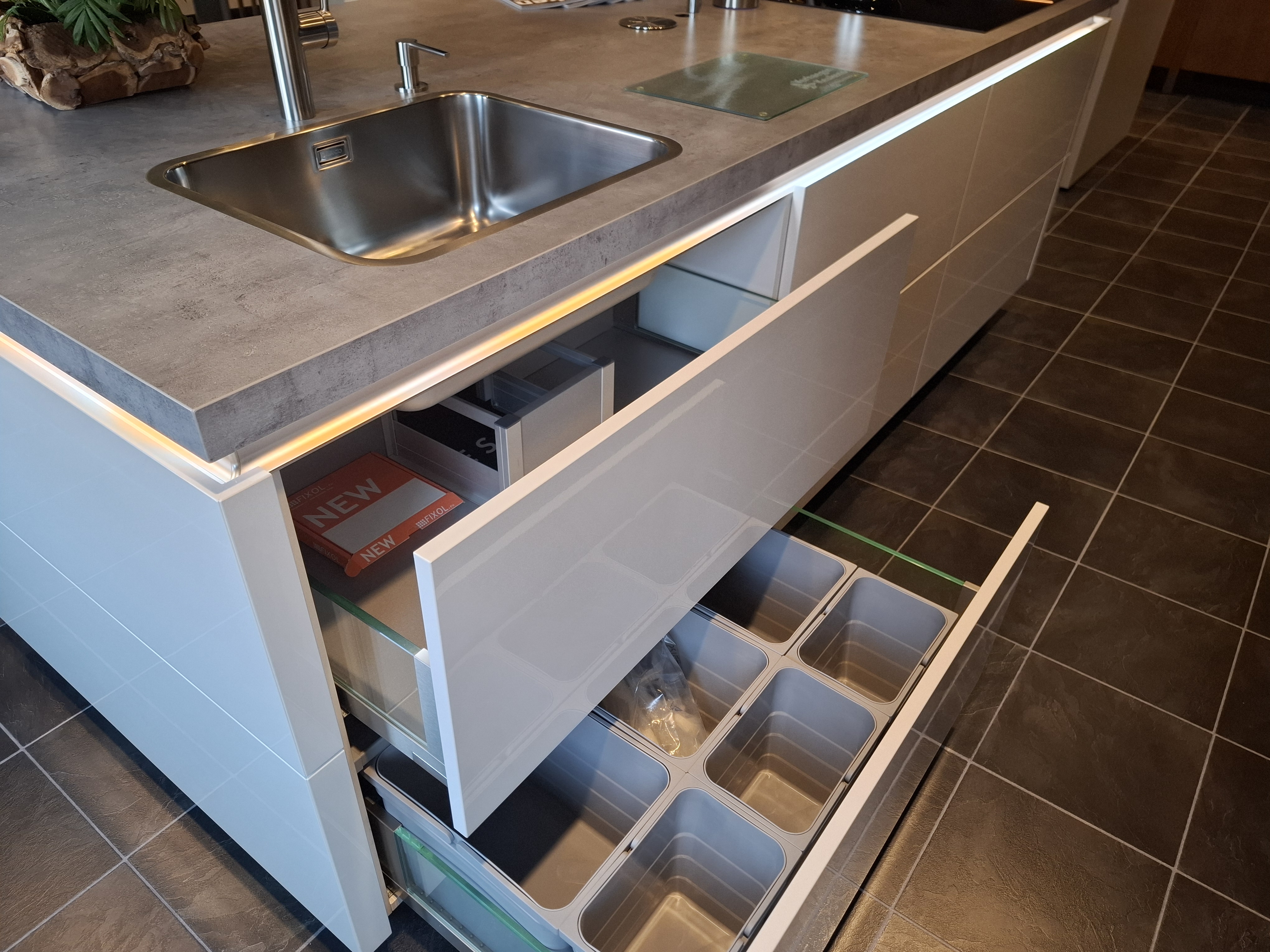 Moderne eilandkeuken