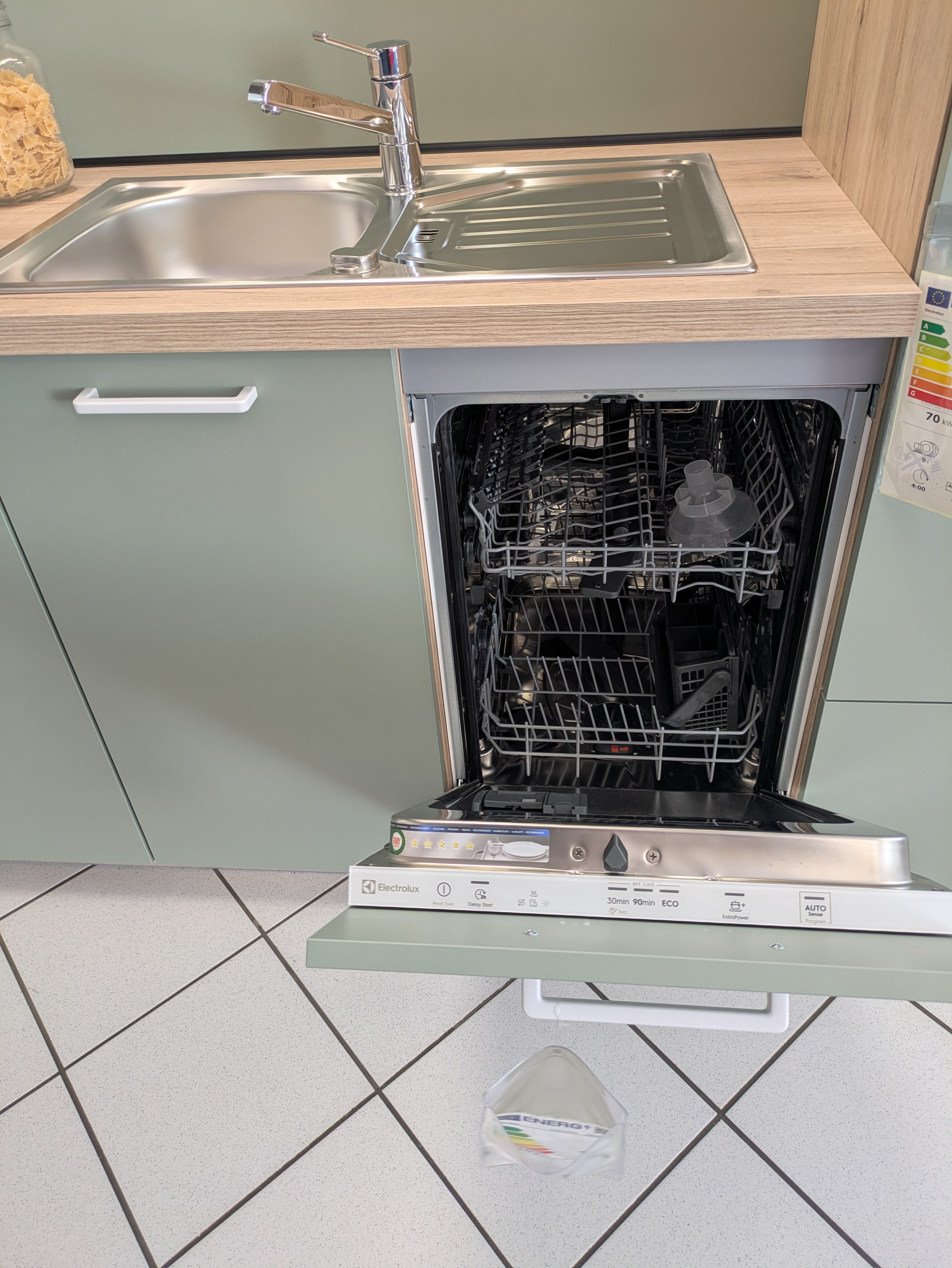 Schnäppchen in modernem Salbei