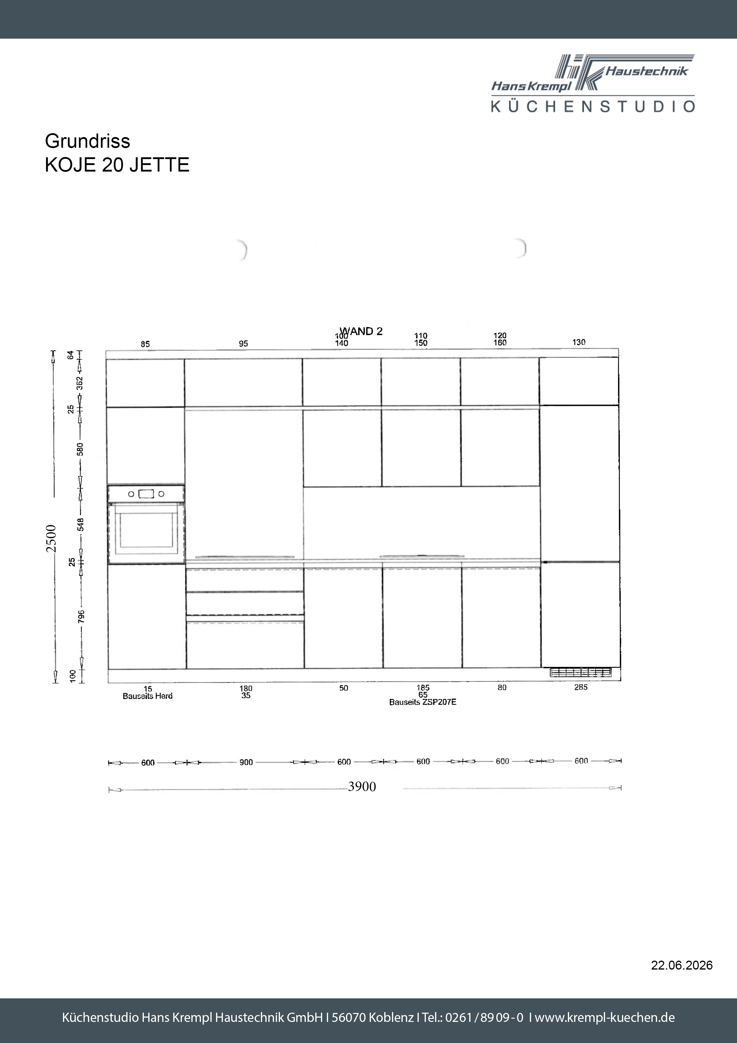 Burger Jette – Musterküche im modernen Design