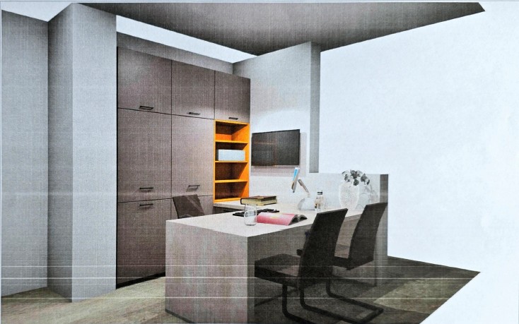 Beratungsplatz, Arbeitsplatz für Küchenstudio, Büro oder Empfang