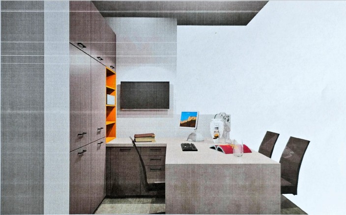 Beratungsplatz, Arbeitsplatz für Küchenstudio, Büro oder Empfang